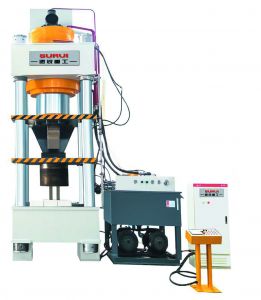 粉沫(mo)成型(xing)液壓(ya)機